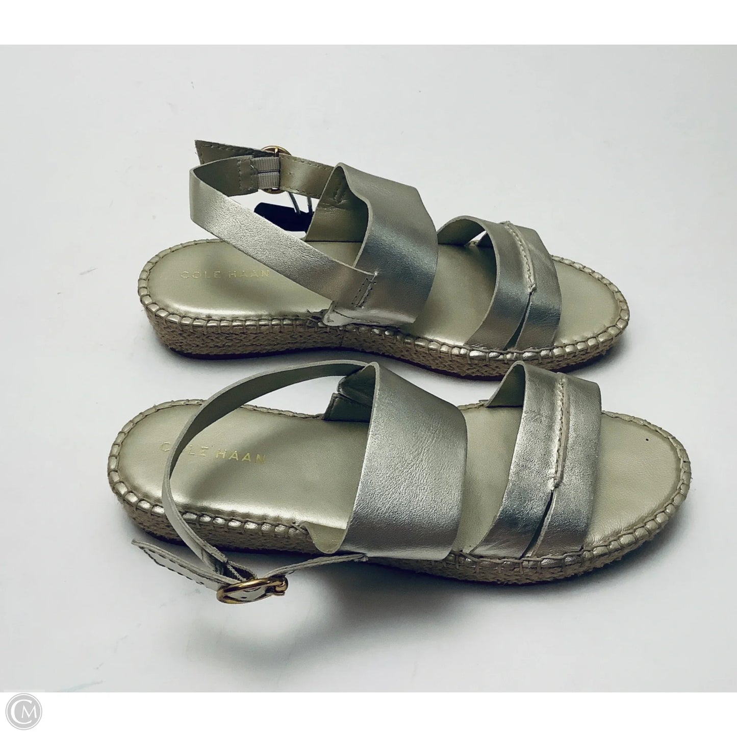 Sandals Flats By Cole-haan In Gold ,Size: 10