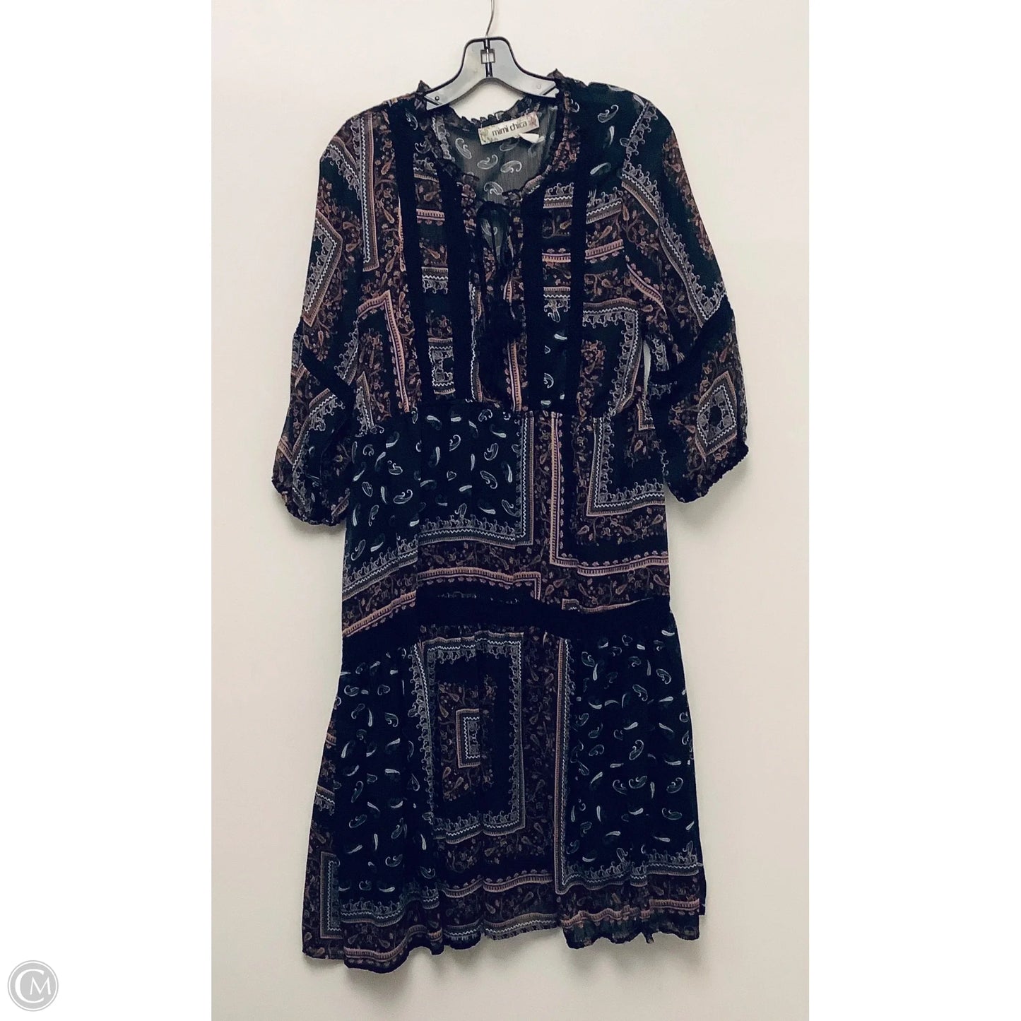 Dress Casual Short By Mimi Chica In Black, Size: Xl
