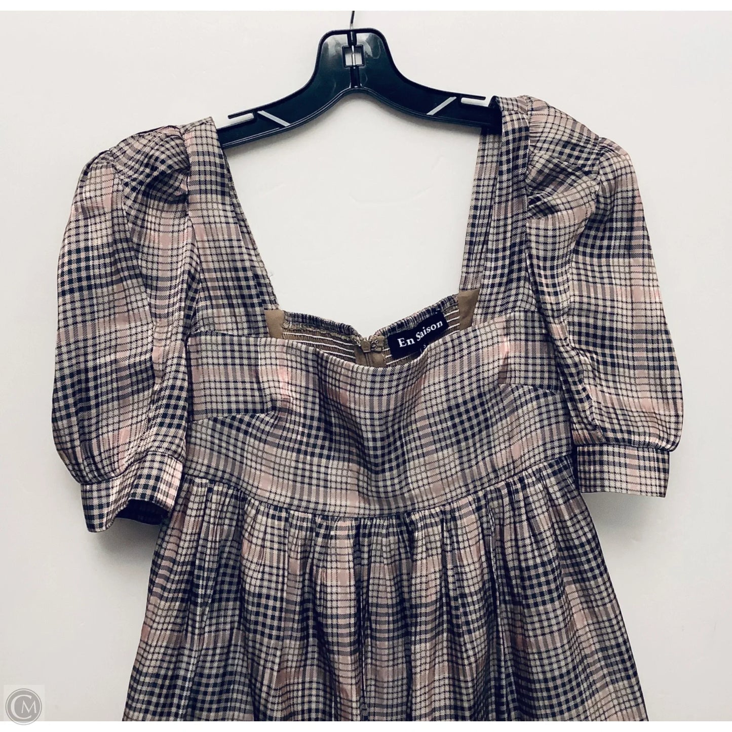 Dress Casual Short By En Saison In Brown, Size: S