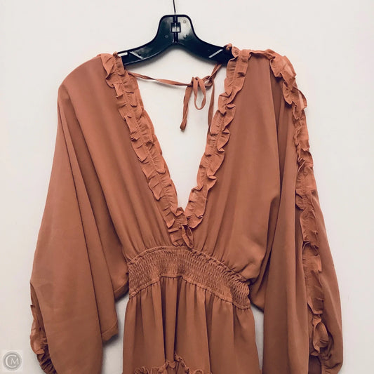 Dress Casual Short By Storia In Brown, Size: S