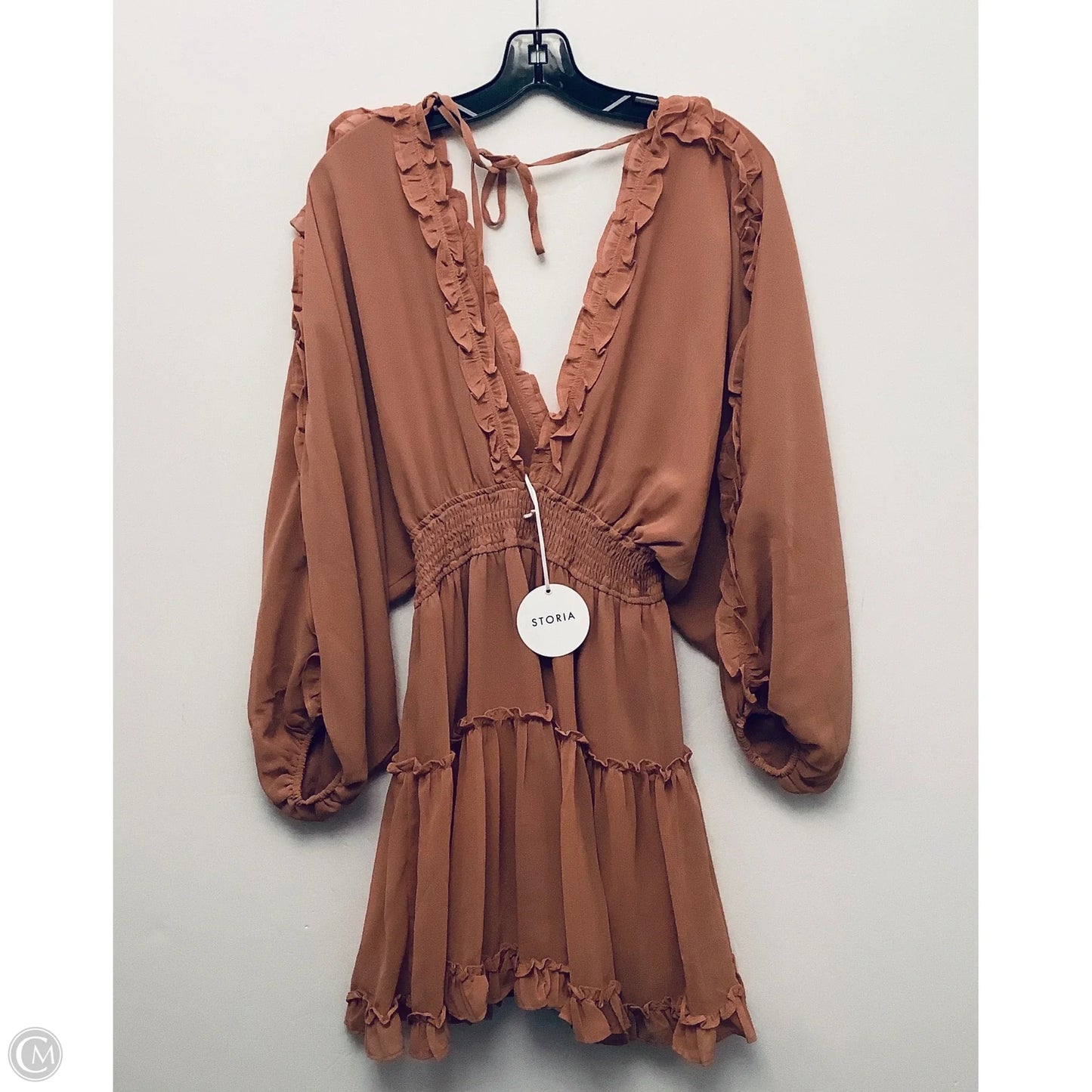 Dress Casual Short By Storia In Brown, Size: S