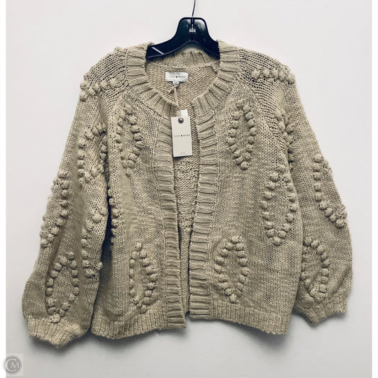 Sweater Cardigan By Lucky Brand In Brown, Size: S