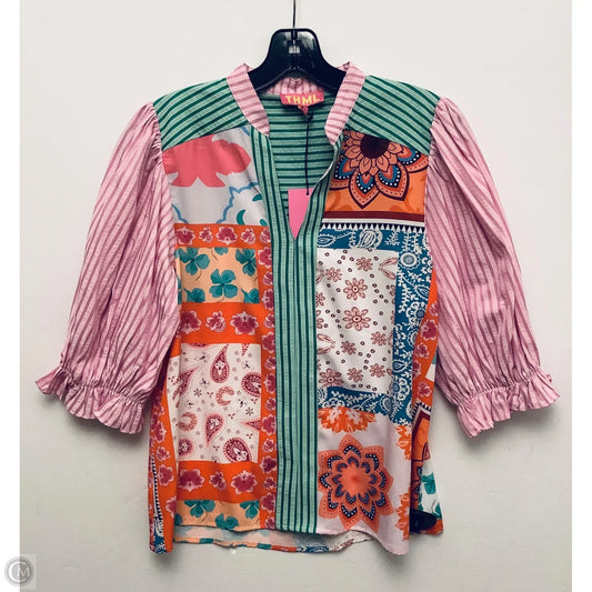 Top Long Sleeve Basic By Thml In Pink, Size: Xs