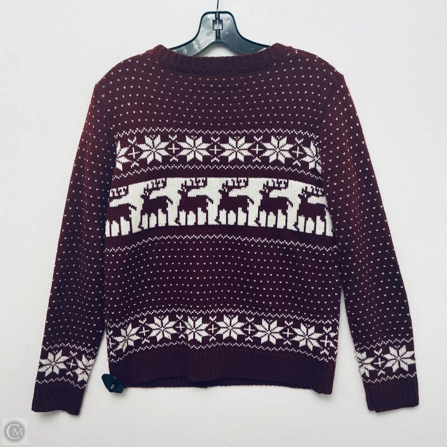 Sweater By Pol In Maroon, Size: S