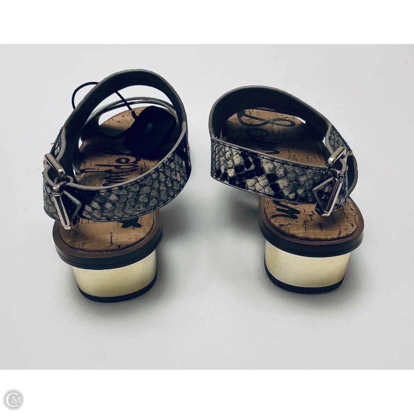 Sandals Heels Kitten By Sam Edelman In Animal Print, Size: 6