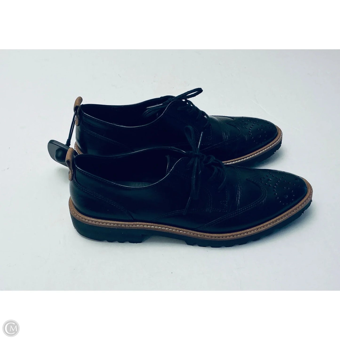 Shoes Flats By Ecco In Black, Size: 6.5