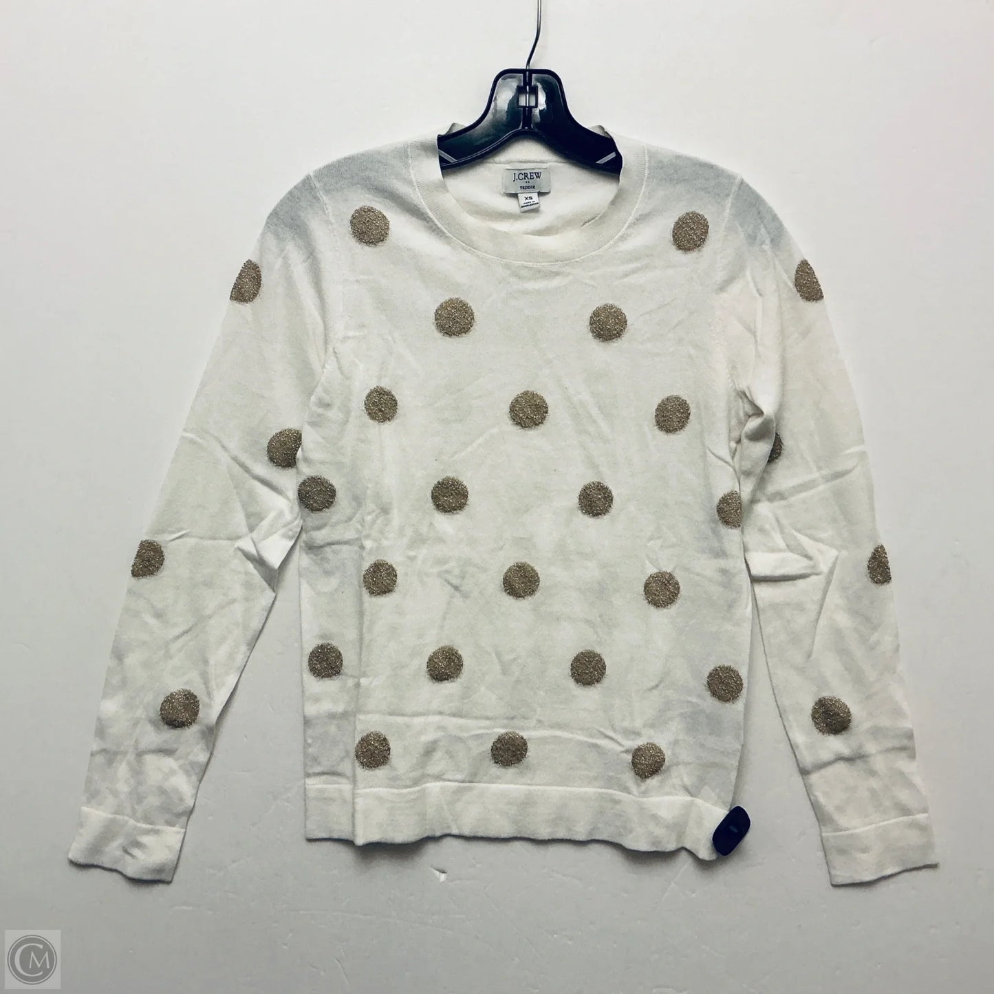 Top Long Sleeve By J. Crew In White, Size: Xs