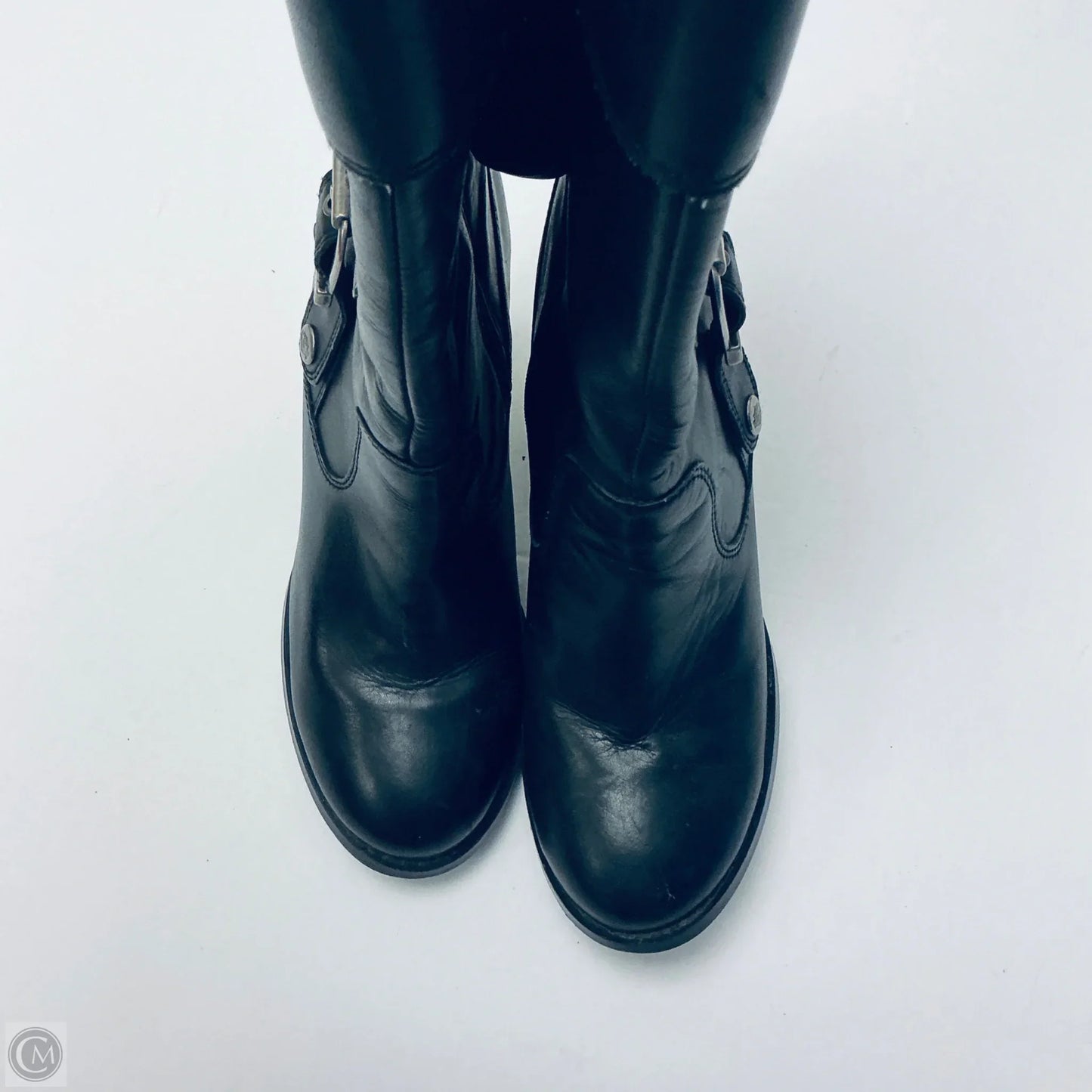 Boots Ankle Heels By Harley Davidson In Black, Size: 7