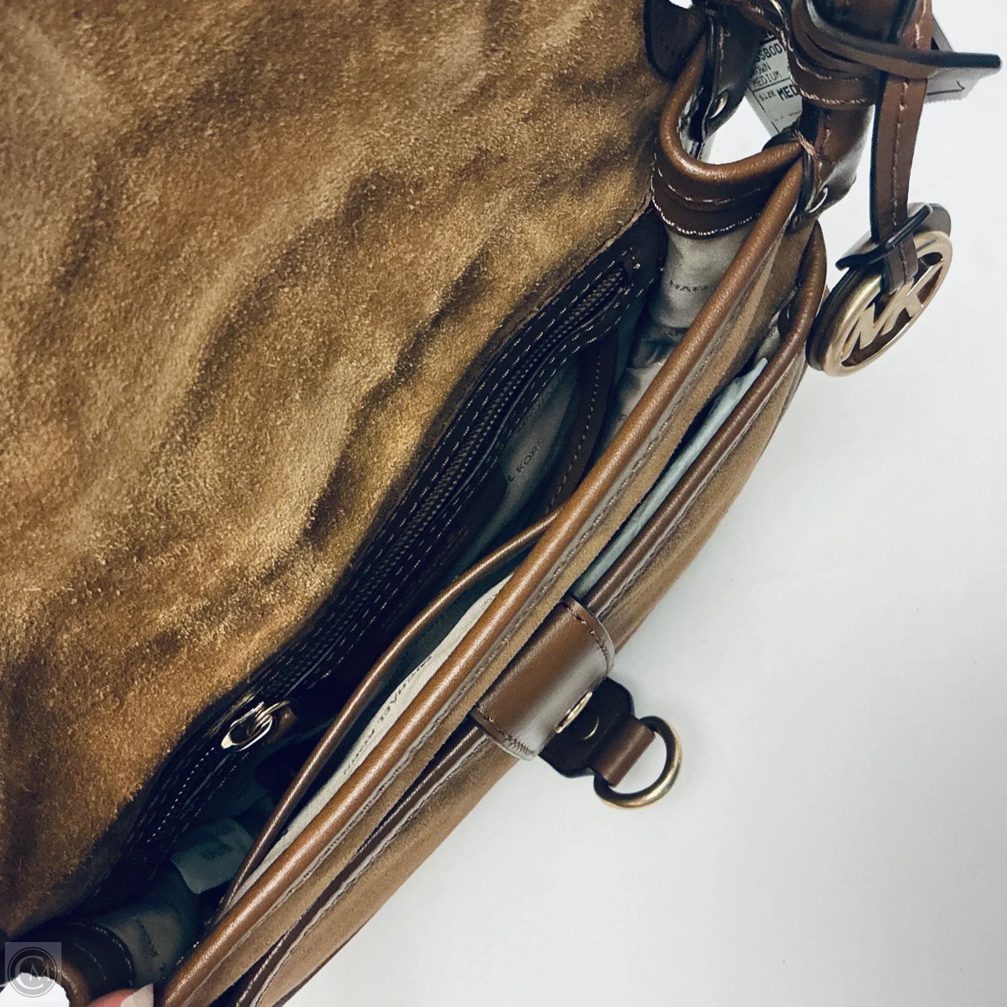 Crossbody Designer By Michael Kors, Size: Medium