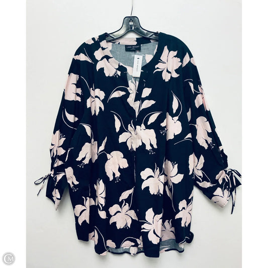 Top Long Sleeve By Lane Bryant In Floral Print, Size: 3x
