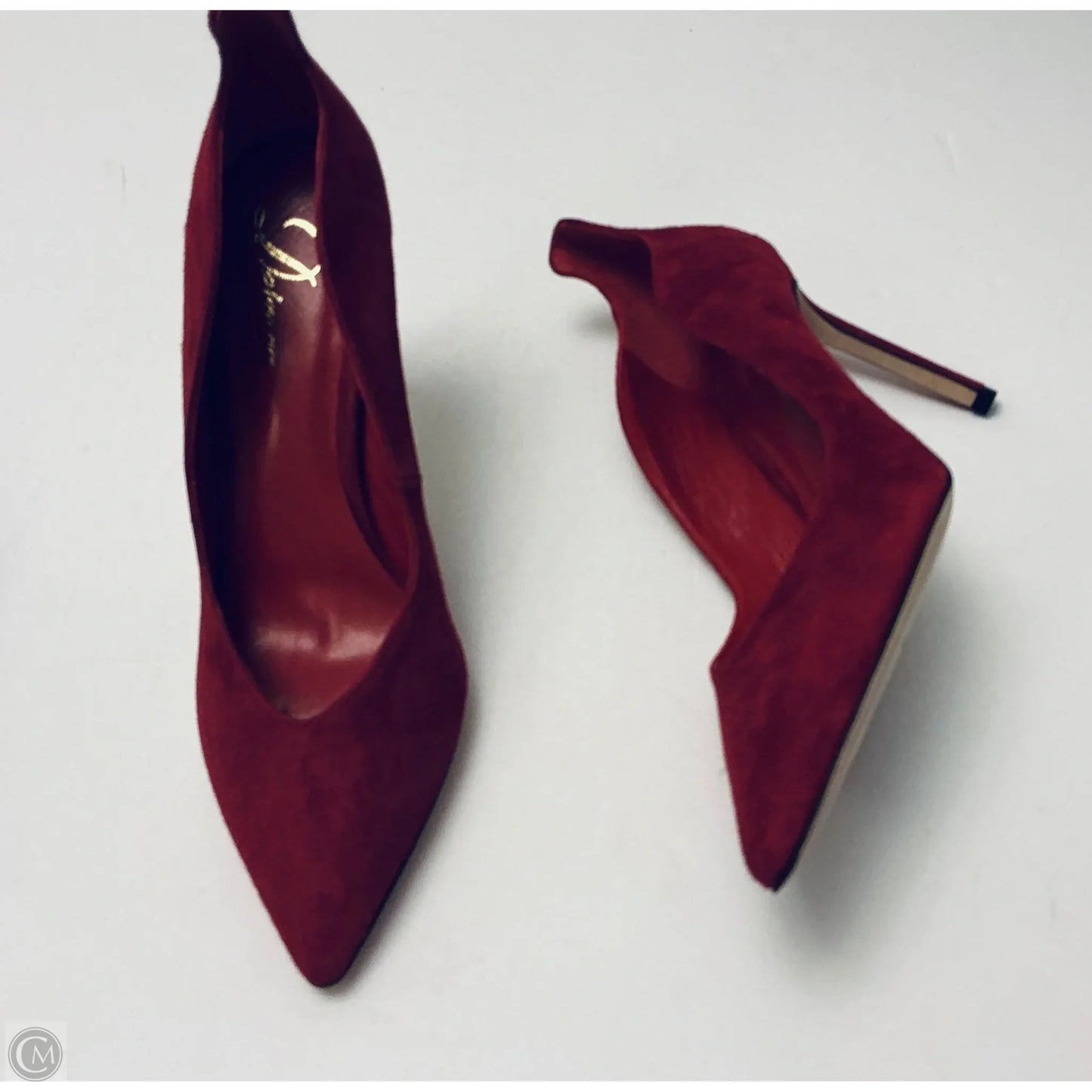 Shoes Heels Stiletto By Delman In Red, Size: 8