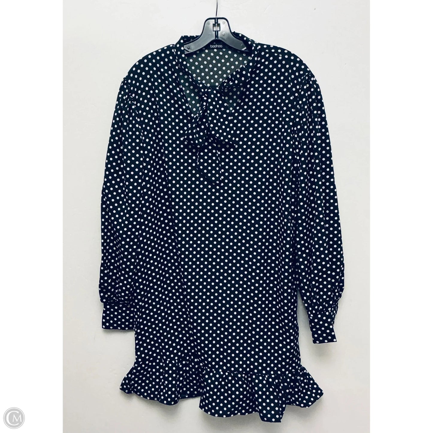 Dress Casual Short By Boohoo Boutique In Black, Size: 12