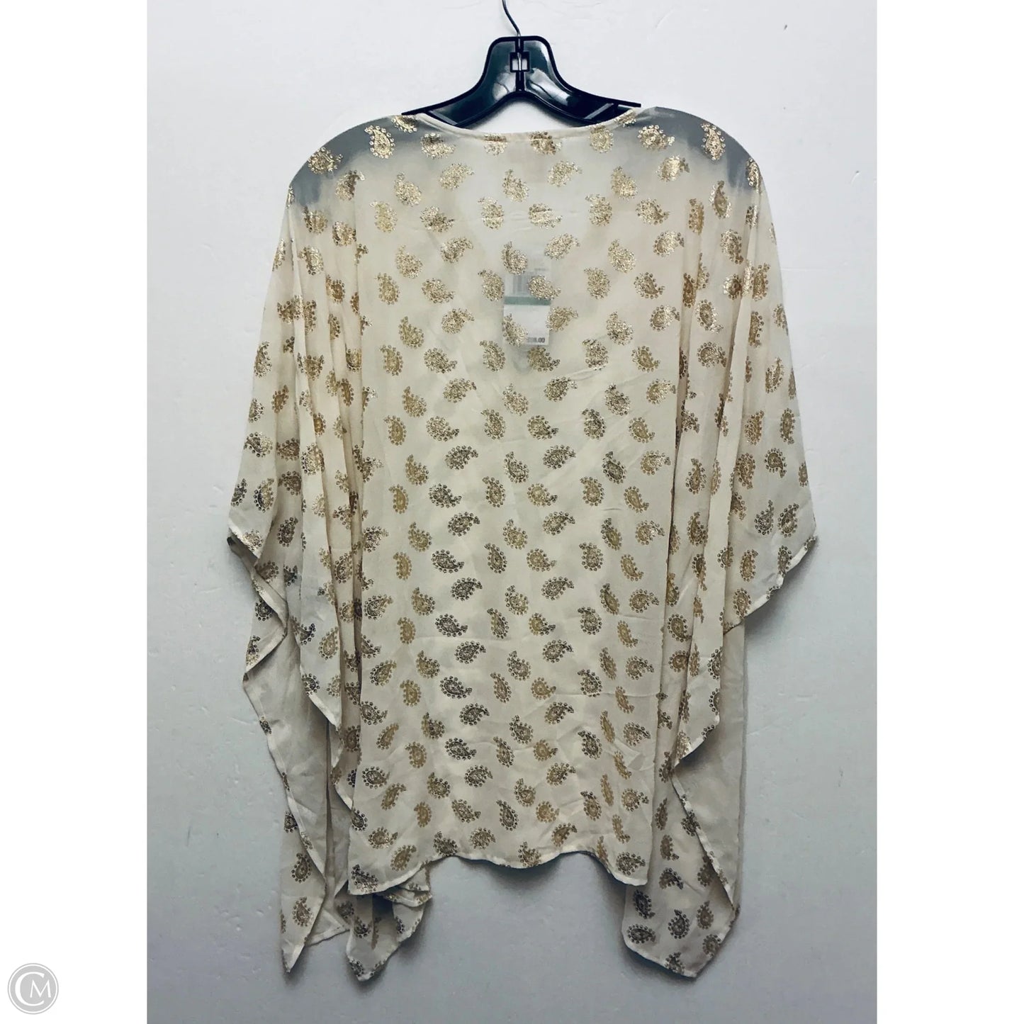 Top Short Sleeve By Michael By Michael Kors In Cream, Size: L