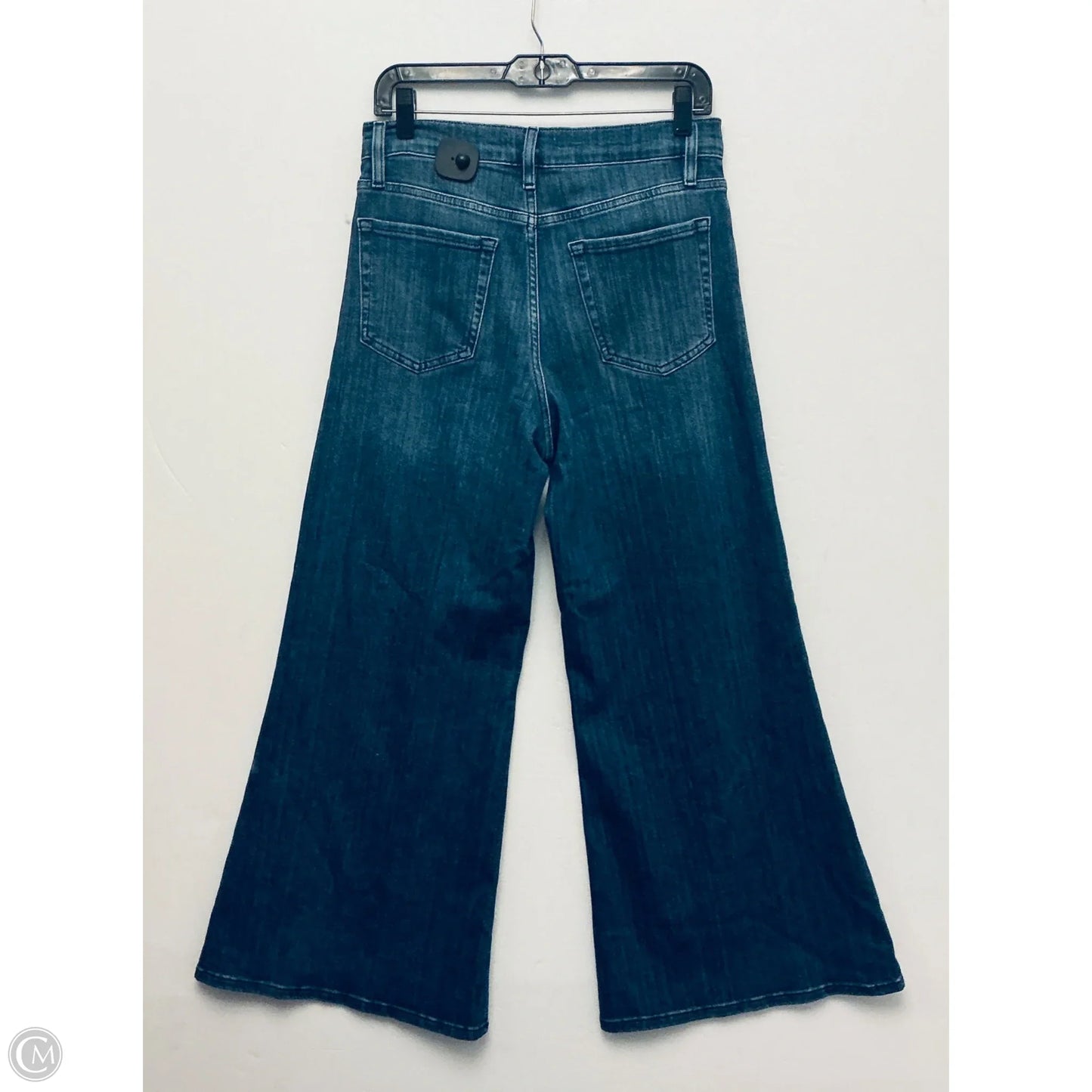 Jeans Straight By Frame In Blue Denim, Size: 6