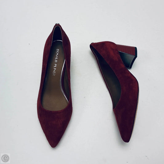 Shoes Heels Block By Donald Pliner In Red, Size: 7