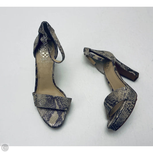Shoes Heels Stiletto By Vince Camuto In Animal Print, Size: 6.5