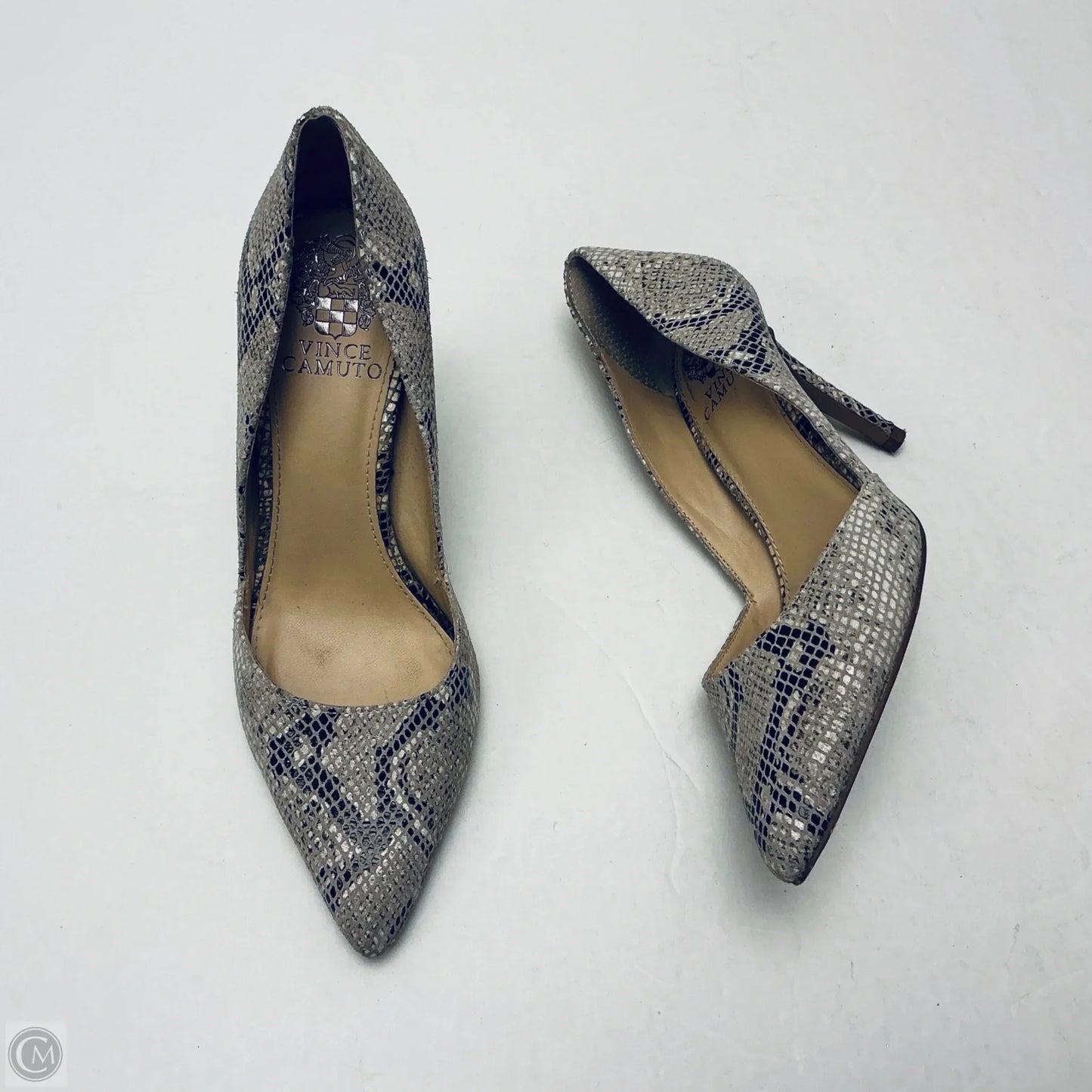 Shoes Heels Stiletto By Vince Camuto In Snakeskin Print, Size: 6