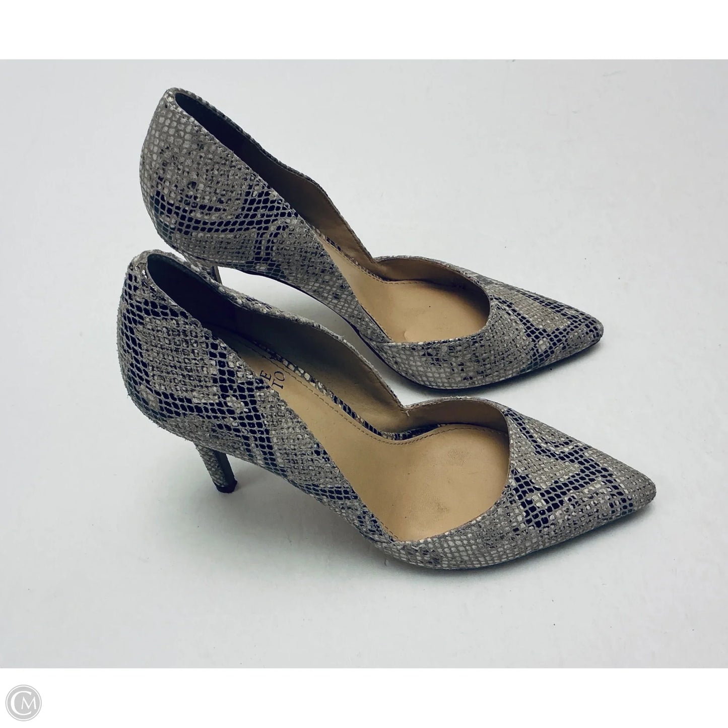 Shoes Heels Stiletto By Vince Camuto In Snakeskin Print, Size: 6