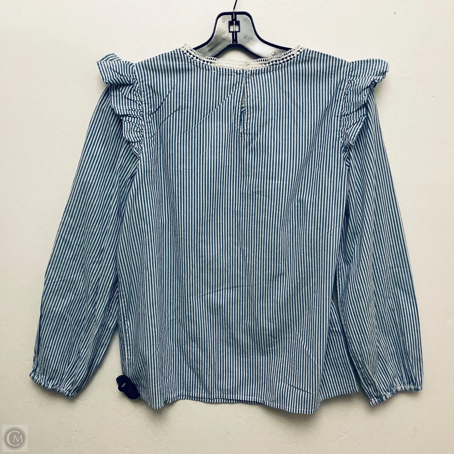 Top Long Sleeve By J. Crew In Blue, Size: Xs