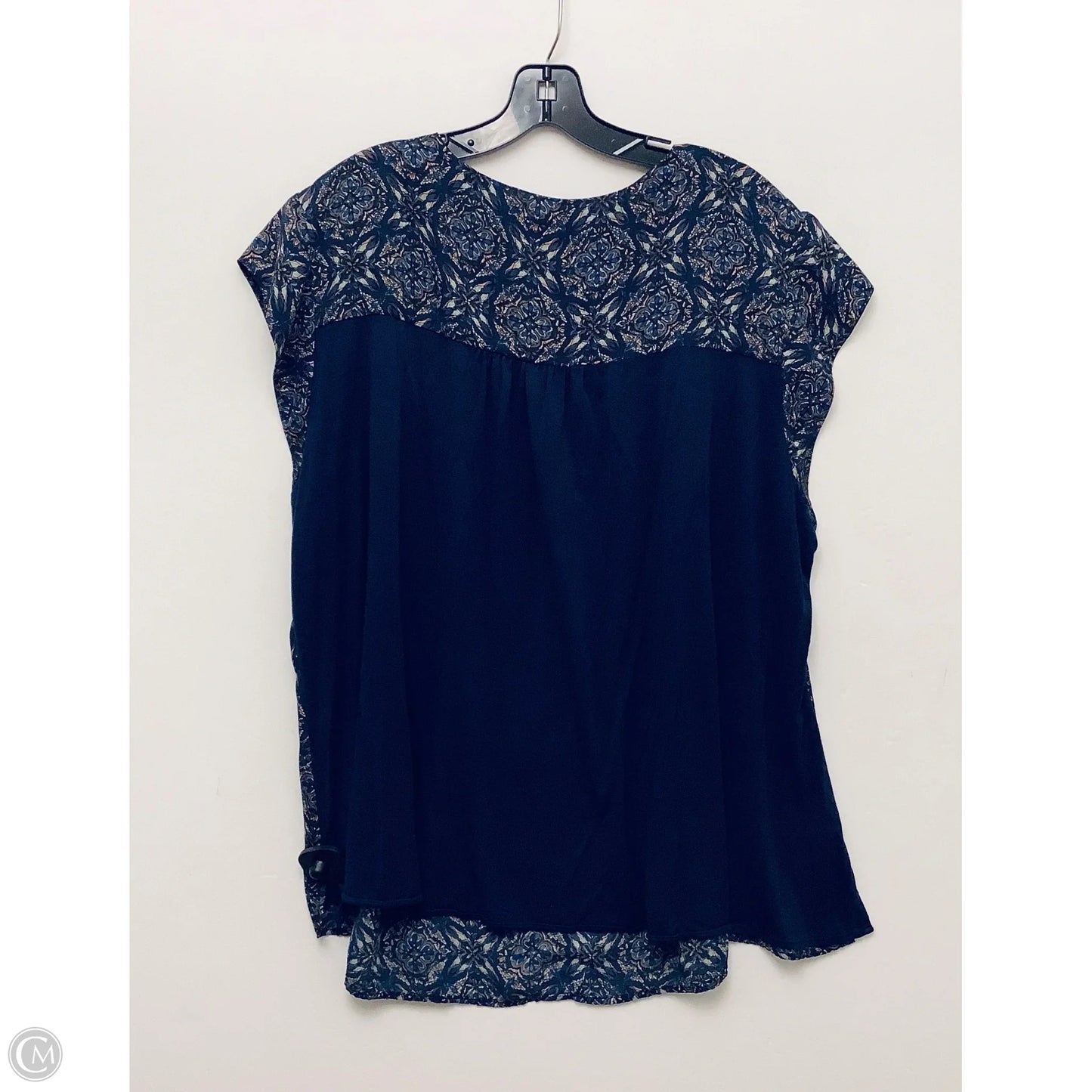 Top Short Sleeve By Daniel Rainn In Blue, Size: 4x