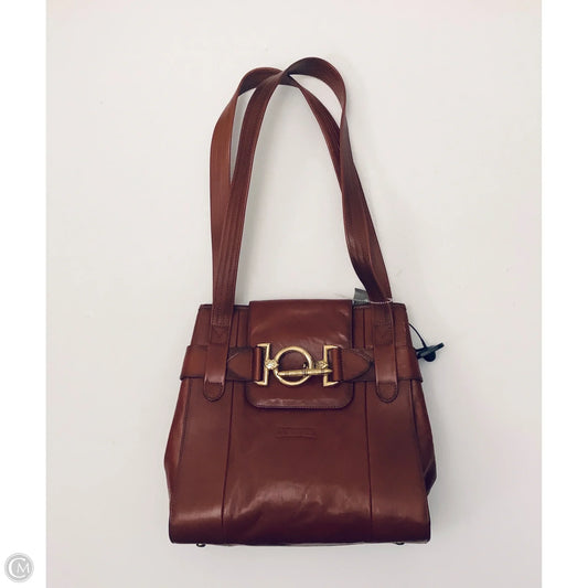 Backpack Leather By Clothes Mentor, Size: Medium