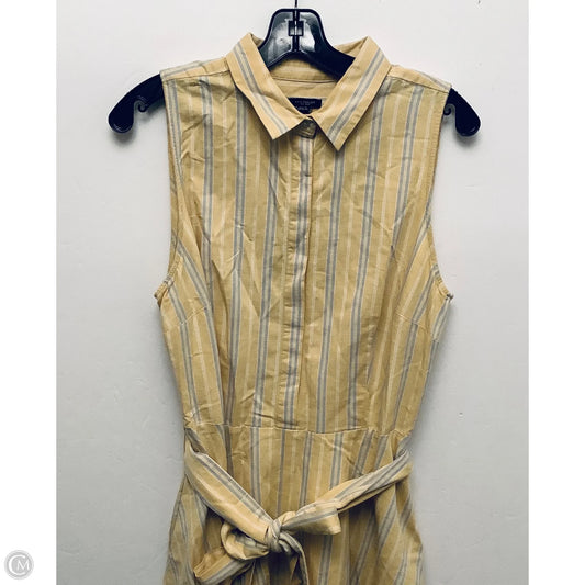 Dress Casual Short By Ann Taylor In Yellow, Size: 10
