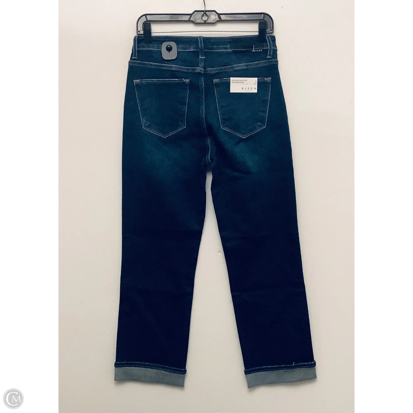 Jeans Straight By Risen In Blue Denim, Size: 8