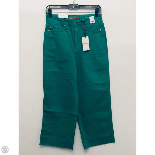 Jeans Wide Leg By Judy Blue In Green, Size: 8