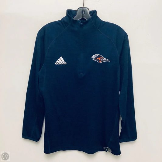 Sweatshirt Collar By Adidas In Navy, Size: M