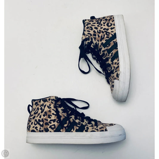 Shoes Sneakers By Adidas In Animal Print, Size: 8