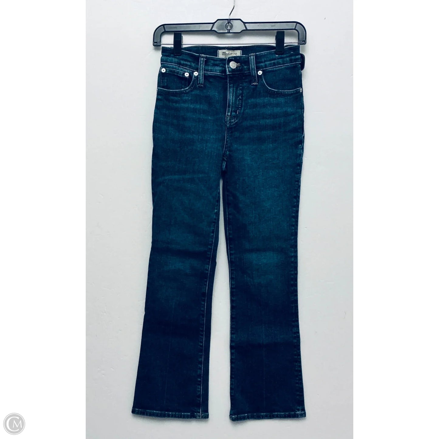 Jeans Flared By Madewell In Blue Denim, Size: 0