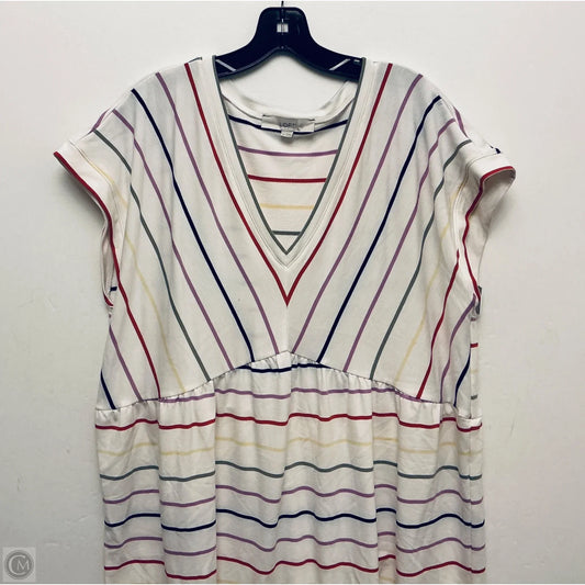 Dress Casual Short By Loft In White, Size: Xl