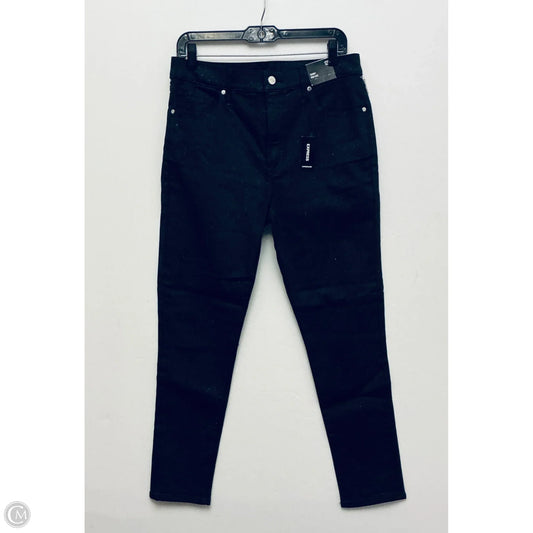 Jeans Skinny By Express In Black, Size: 12