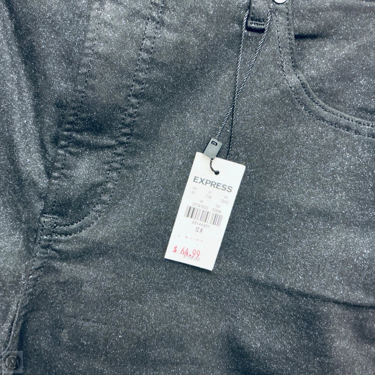Jeans Skinny By Express In Black, Size: 12