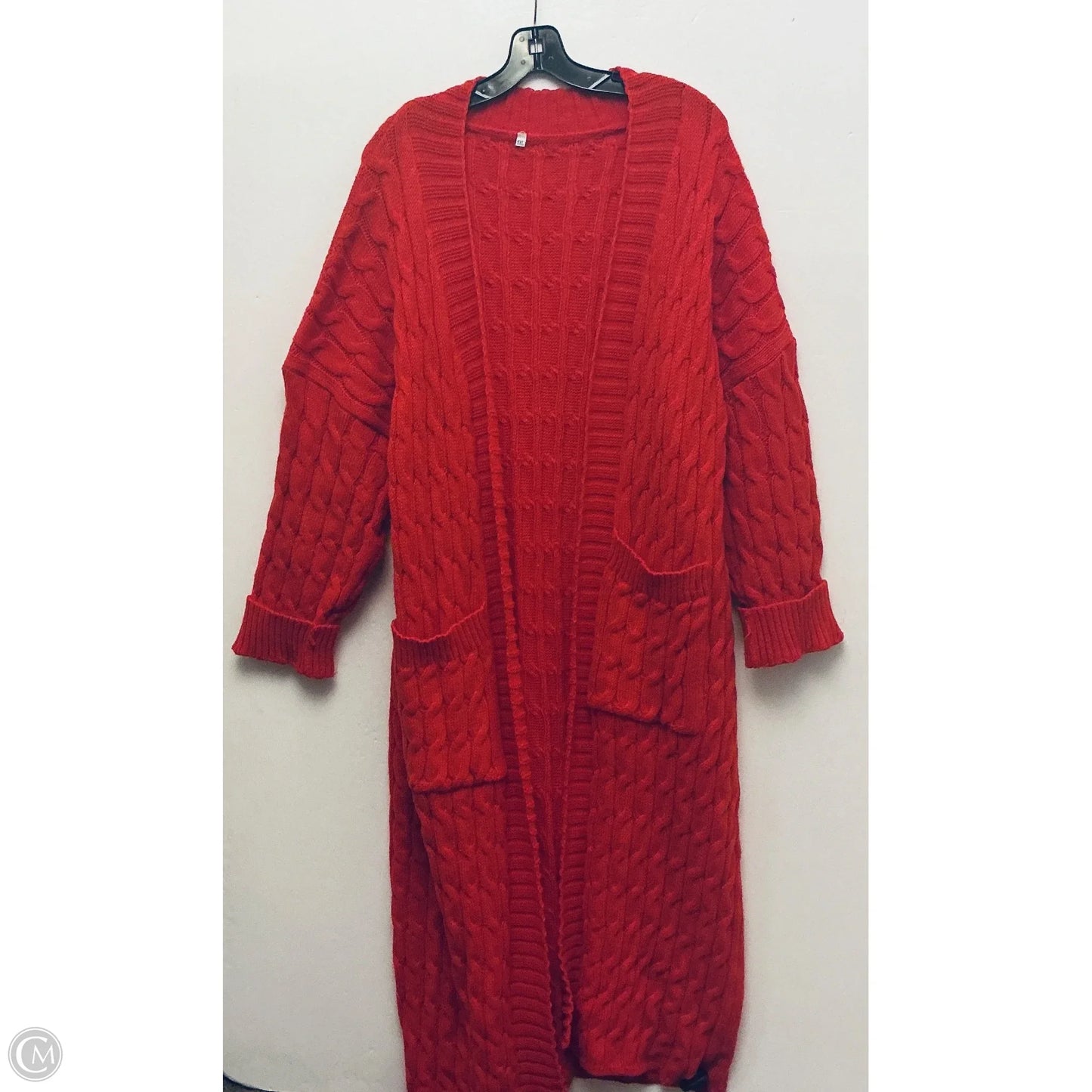 Cardigan By Clothes Mentor In Red, Size: 5