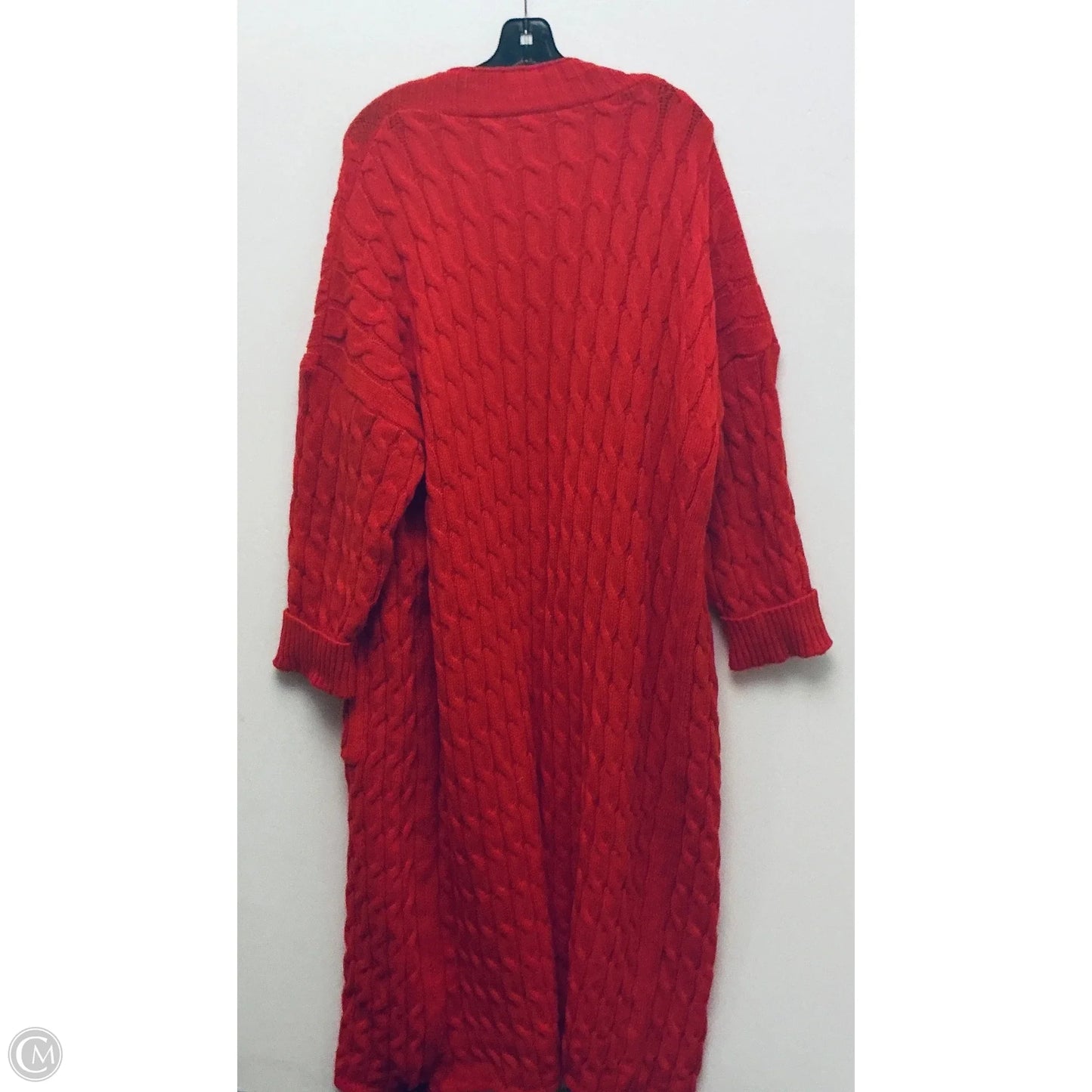 Cardigan By Clothes Mentor In Red, Size: 5