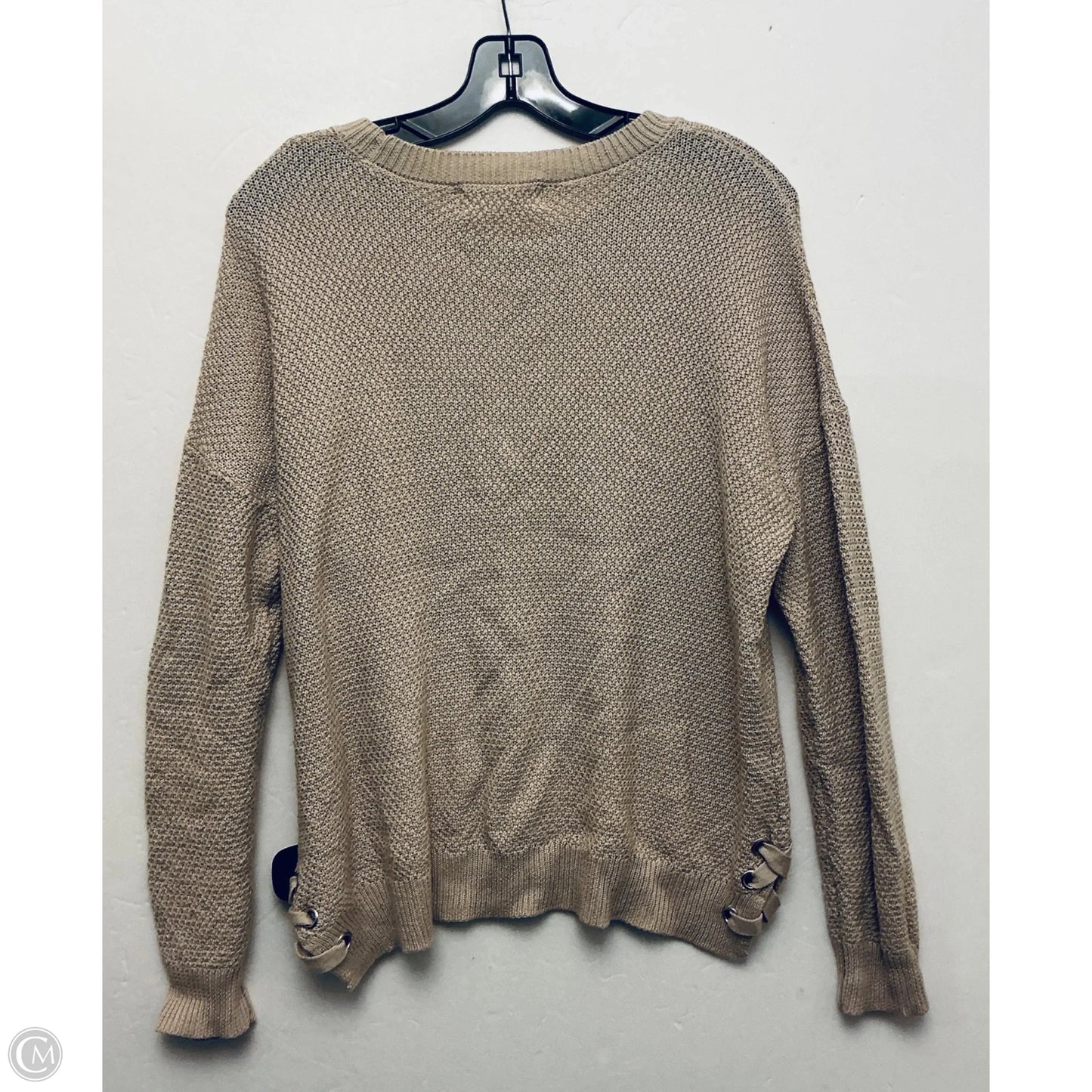 Top Long Sleeve Basic By Pink Republic In Brown, Size: L