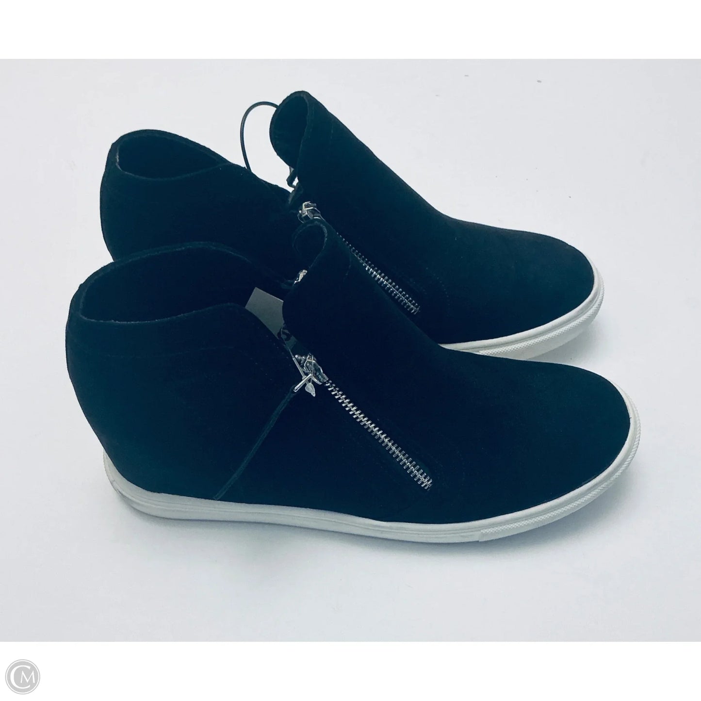 Boots Ankle Flats By Madden Girl In Black, Size: 10