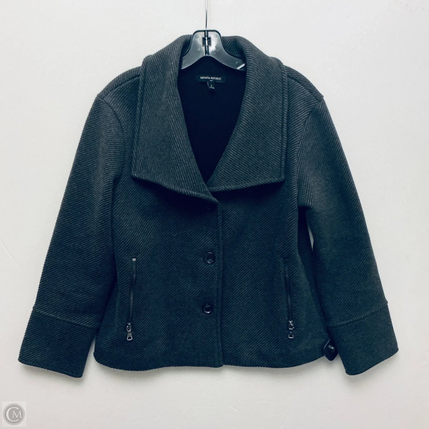 Coat Other By Banana Republic In Grey, Size: S
