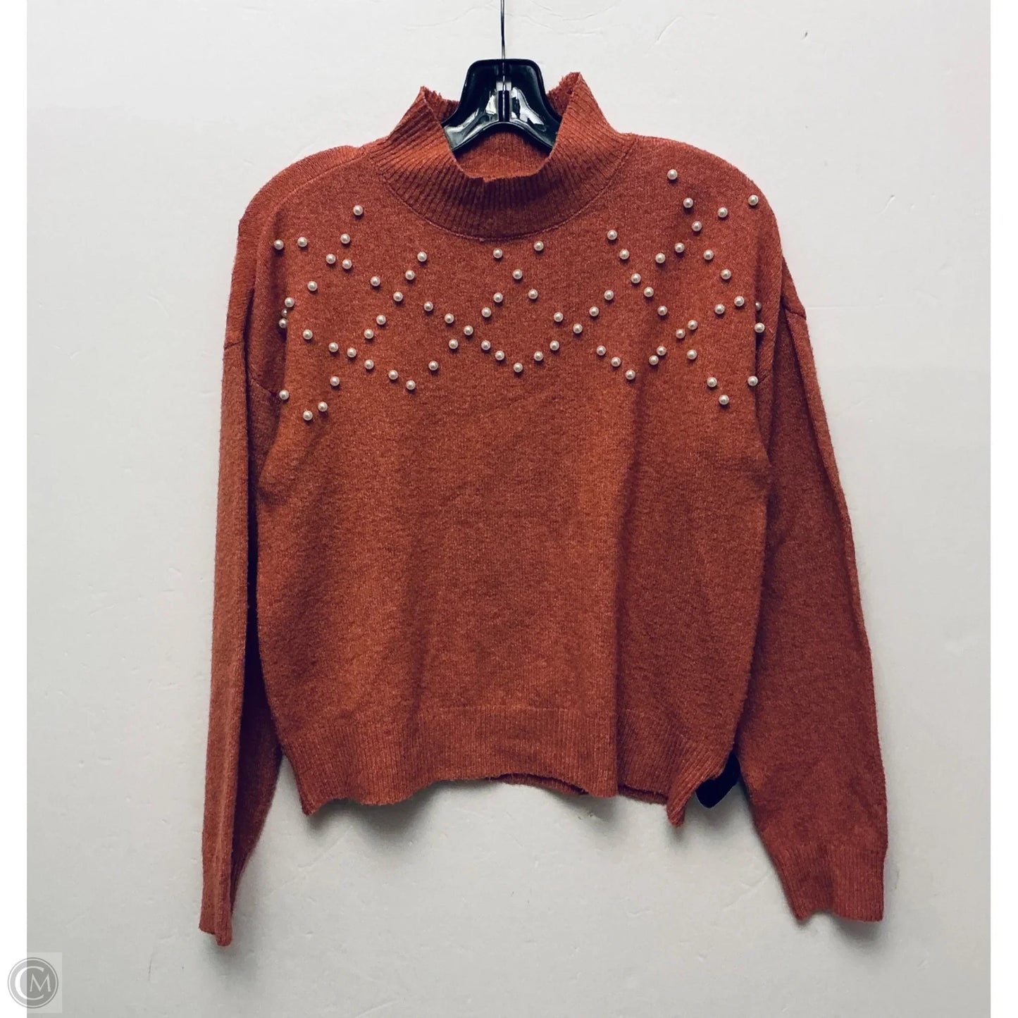 Sweater By Clothes Mentor In Orange, Size: M