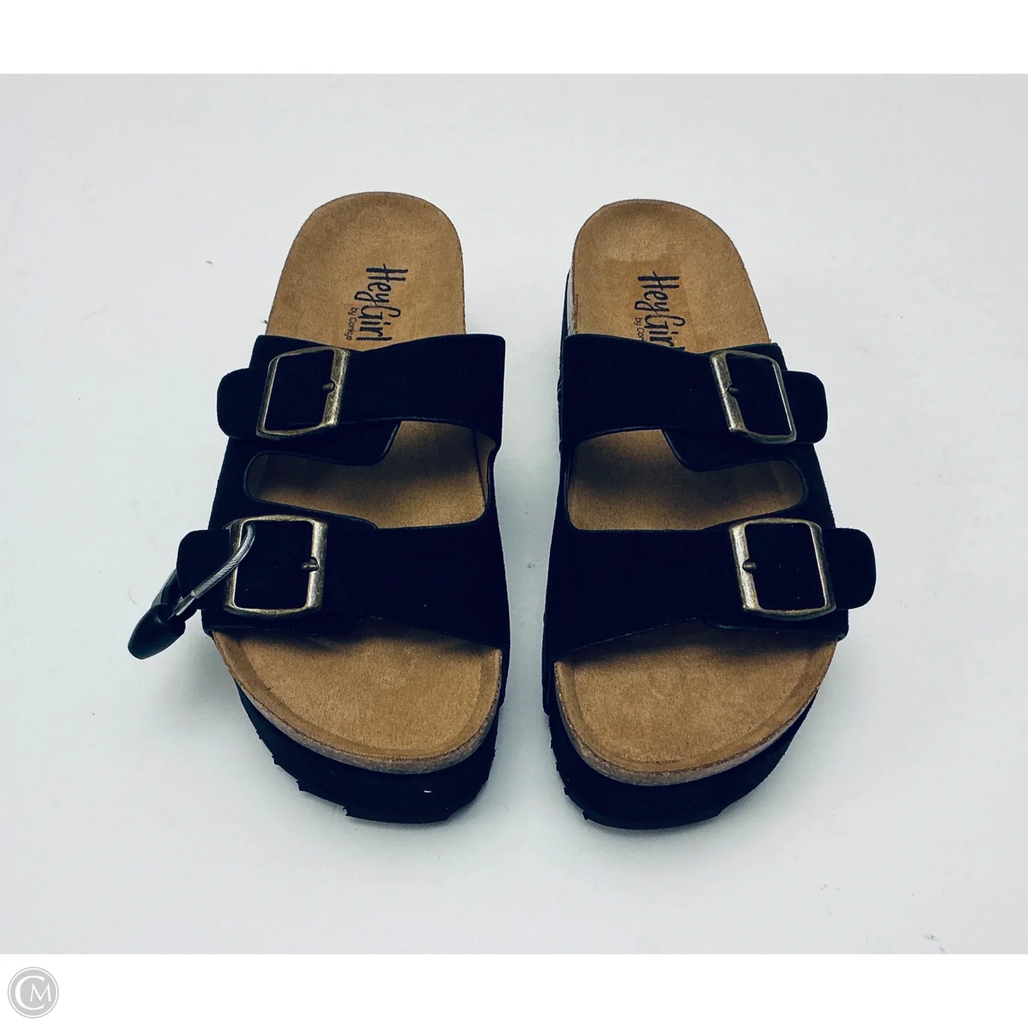 Sandals Heels Platform By Corkys In Black, Size: 6