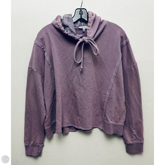 Sweatshirt Hoodie By White Birch In Purple, Size: S