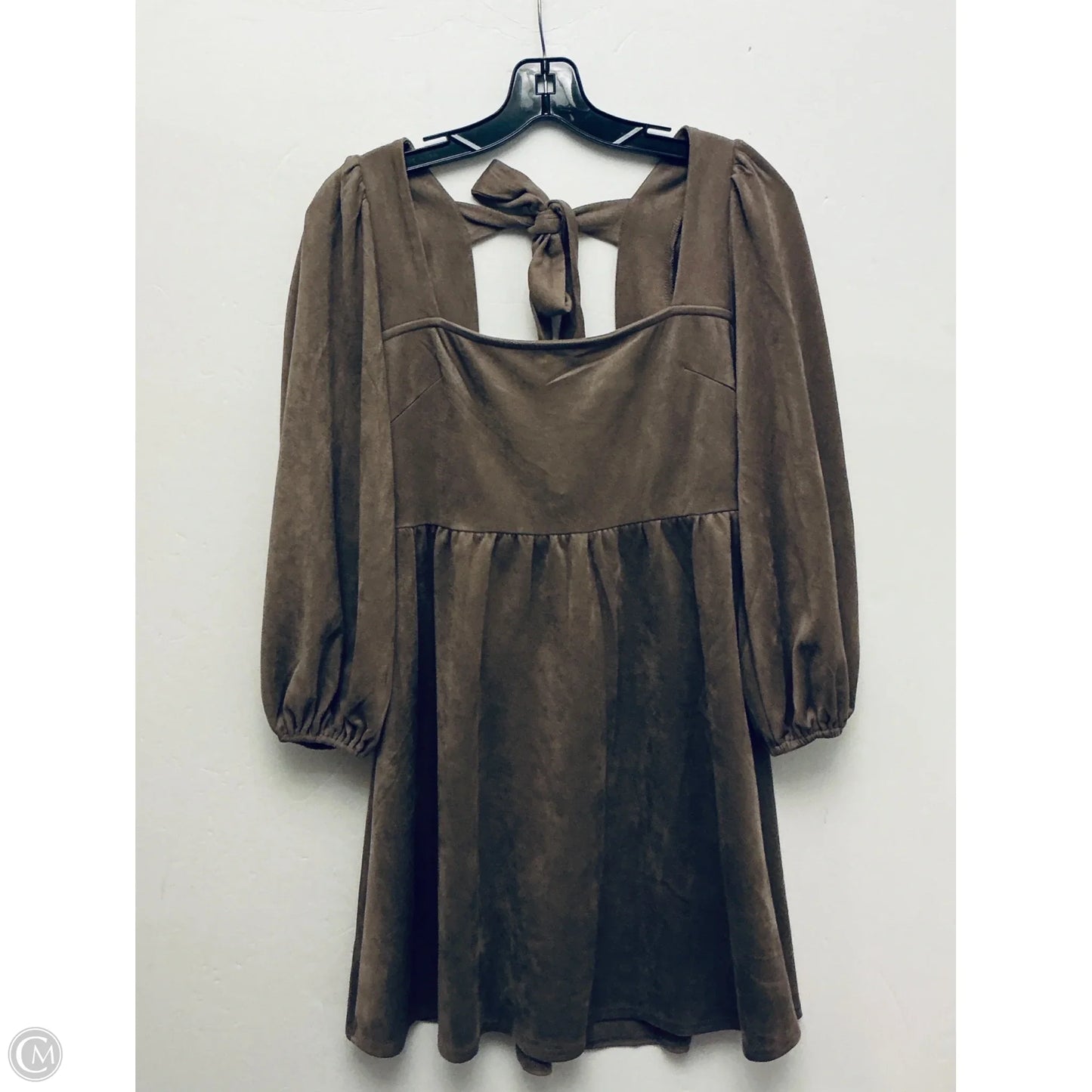 Dress Casual Short By Pink Lily In Brown, Size: M