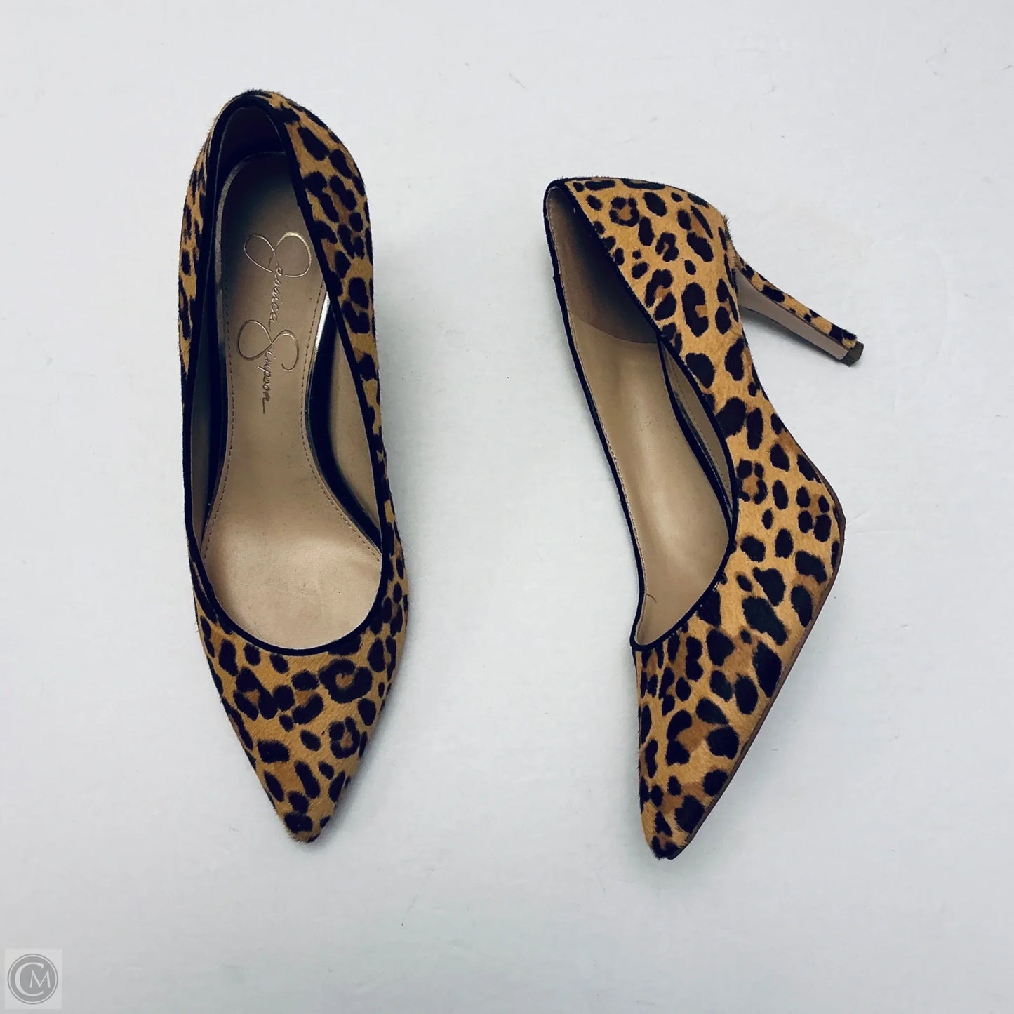 Shoes Heels Stiletto By Jessica Simpson In Animal Print, Size: 9
