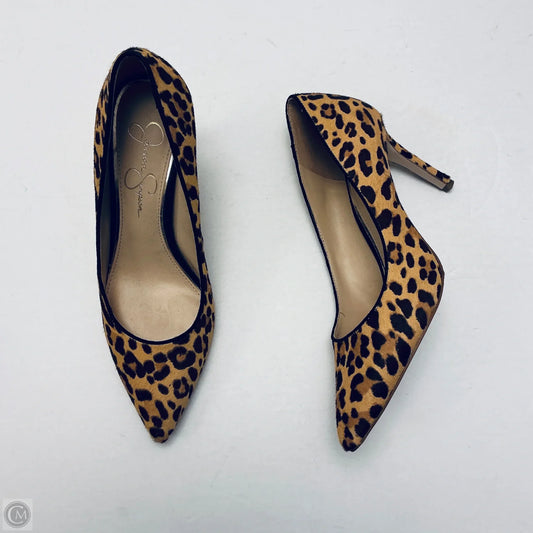 Shoes Heels Stiletto By Jessica Simpson In Animal Print, Size: 9