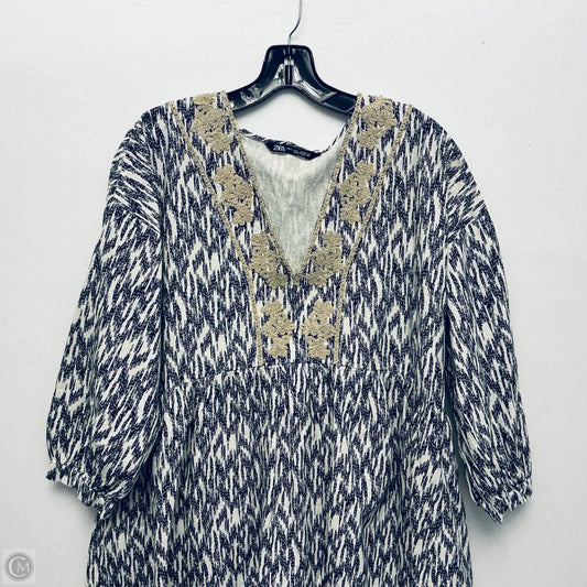 Dress Casual Short By Zara In Tan, Size: L