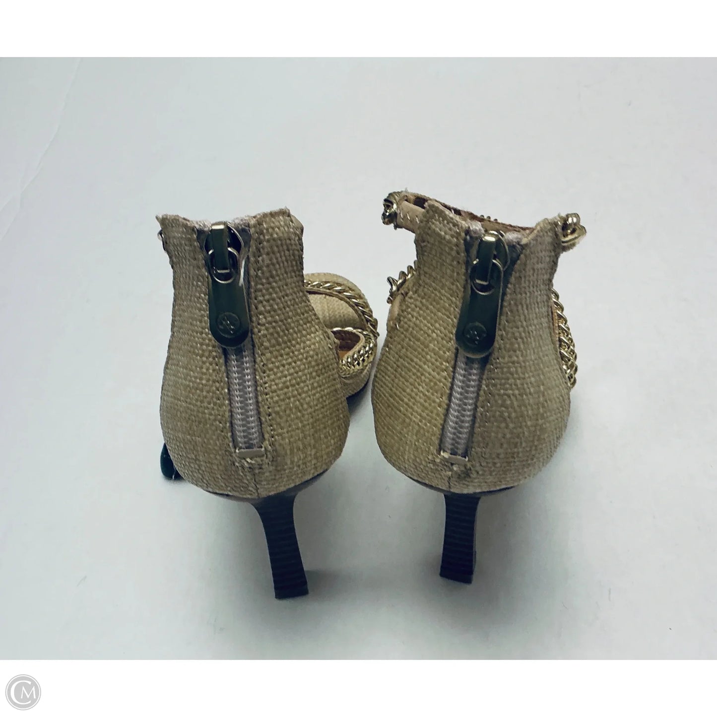 Shoes Heels Stiletto By Adrienne Vittadini In Tan, Size: 7