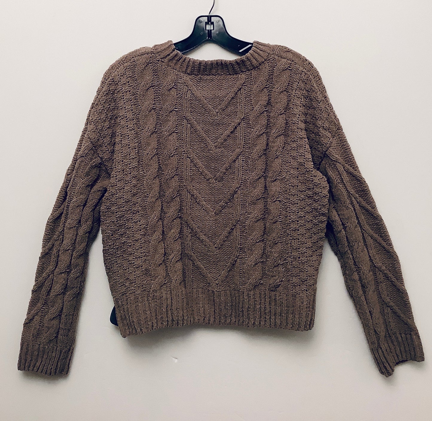 Sweater By Pink Rose In Brown, Size: L