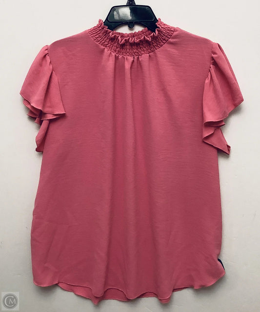Top Short Sleeve By Clothes Mentor In Pink, Size: 2x