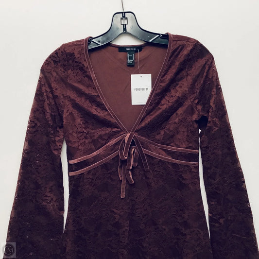 Dress Casual Short By Forever 21 In Purple, Size: M